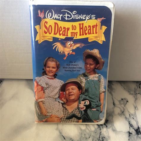 Disney Media Walt Disneys So Dear To My Heart Vhs Tape Clamshell