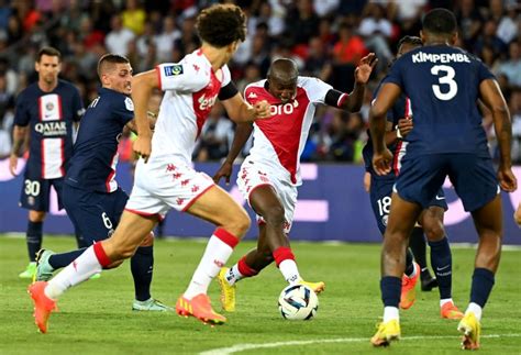 Ligue Premier Coup De Frein Du Paris Sg Accroch Par Monaco