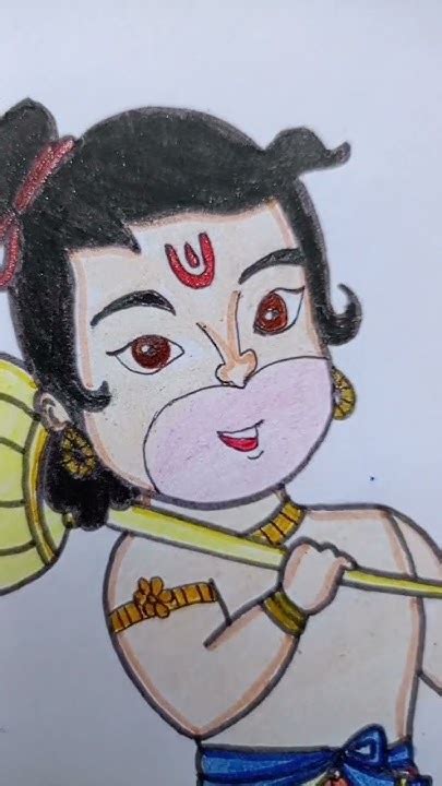 Bajrangbali Ji Lord Hanuman Ji Hanuman Chalisa Sketching By Riya