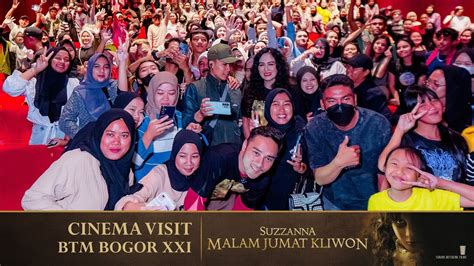 Megantara Sally Marcelina Dan Opie Kumis Cinema Visit Di BTM XXI Bogor