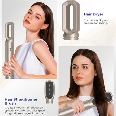 UKLISS 5 en 1 Air Styler Brosse Sèche Cheveux Brosse à Air Chaud