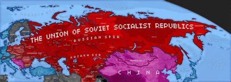 Soviet Union World Map