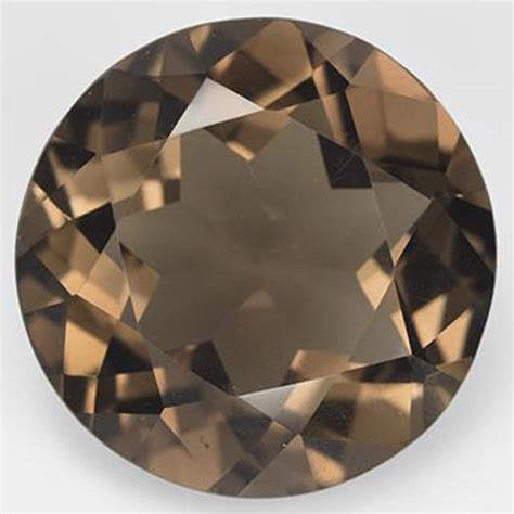 Click To View Round Brilliant Cut Smoky Topaz Loose Gemstones Variatio