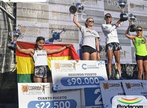 Boliviana Baltazar acaba cuarta en la Corrida del Diario Crónica de