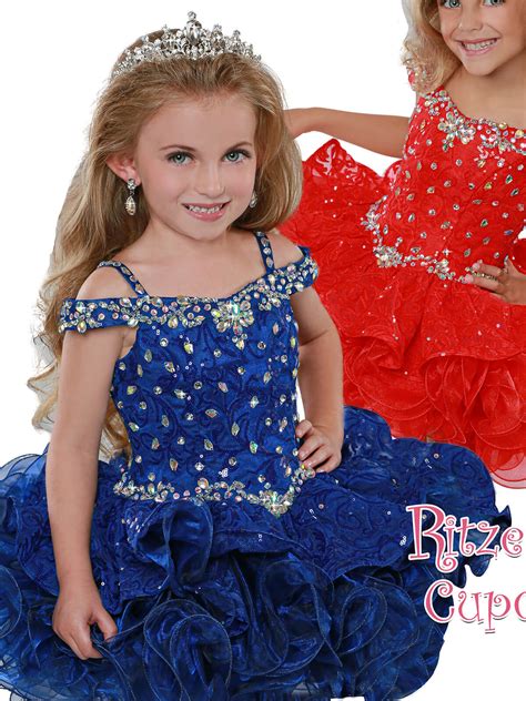 Cupcake B280 Ritzee Girls Pageant Dress | PageantDesigns.com