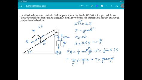 Rodadura De Cilindro Por Plano Inclinado YouTube