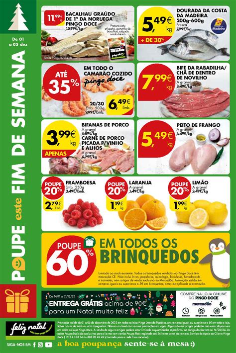 Antevis O Folheto Pingo Doce Madeira Fim De Semana Promo Es Dezembro