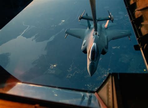 Dvids Images F 35a Nighttime Aerial Refueling Image 2 Of 10