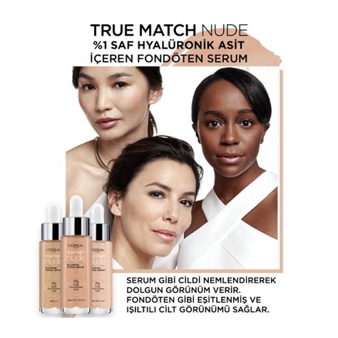 Loreal Paris True Match Nude Fondöten Serum Light Kozvit