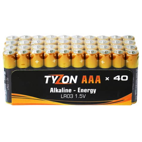 Tyzon Aaa Alkaline Batterier Stk