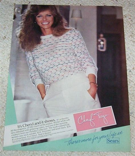 1983 Ad Page Cheryl Tiegs Sears Clothing Fashion Print Vintage Magazine Ad Ebay