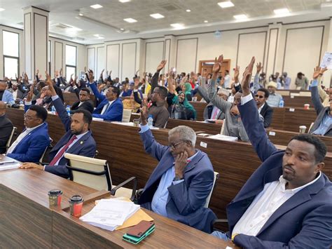 The Parliament Of Somalias Lower And Upper Houses Approve Bills