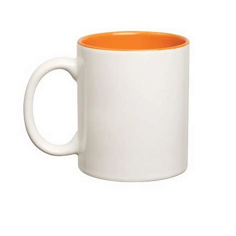 Plain White Polymer Sublimation Mug Mug For Gifting Capacity Ml