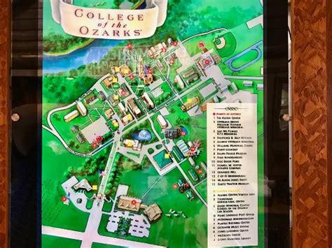 College Of The Ozarks Campus Map