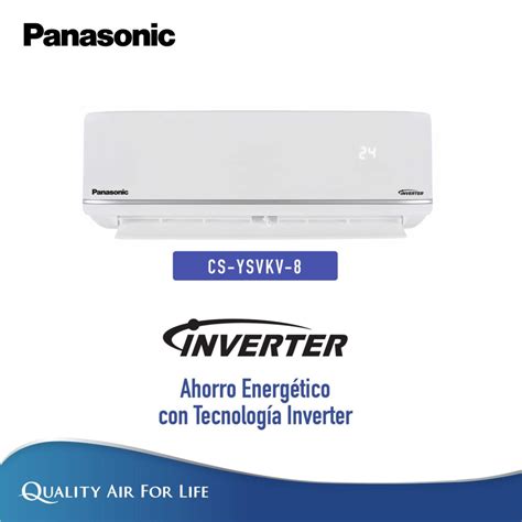 Aire Acondicionado Panasonic Inverter Cs Ys Vkv Btu Airmax Sas