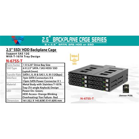 X To X G G SAS SATA Hard Drive Backplane Caddy Hot Swap Tray Design Up To
