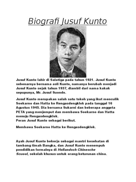 Biografi Jusuf Kunto Pdf