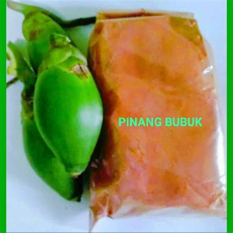 Jual Serbuk Pinang Muda Bubuk Jambe 100 Gram Shopee Indonesia