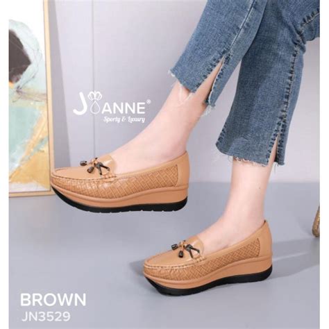 Jual Joanne Wedges Shoes Import Wanita Jn Shopee Indonesia