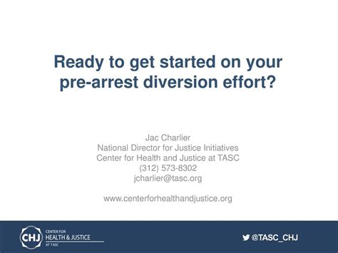 Pre Arrest Diversion A Public Health Solution To Crime Reduction And