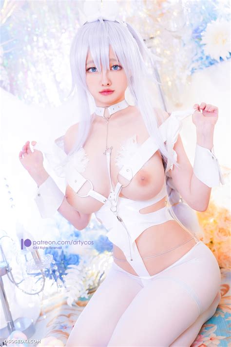 Arty Huang Le Malin Azur Lane Naked Cosplay Asian Photos