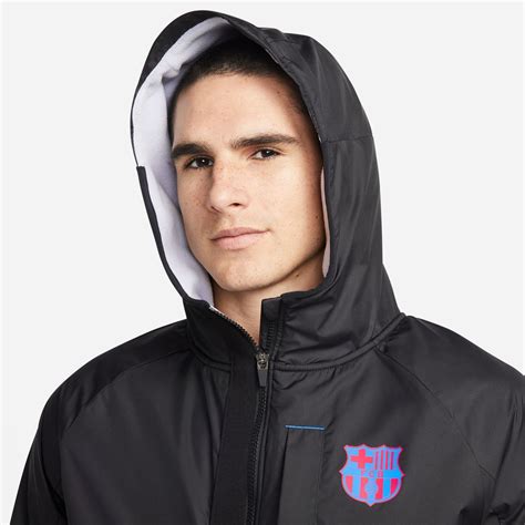 Nike Barcelona Awf Men S Winterized Full Zip Soccer Jacket