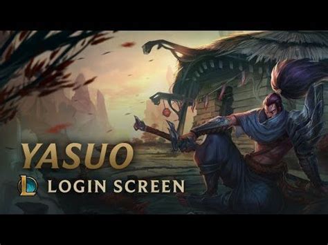 Yasuo The Unforgiven Login Screen League Of Legends Yasuo