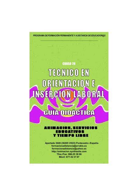 Curso Tecnico Orientacion E Insercion Laboral Guia Didactica