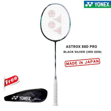 Jual Raket Badminton Yonex Astrox 88d 88 D Pro 3rd Gen Black Silver