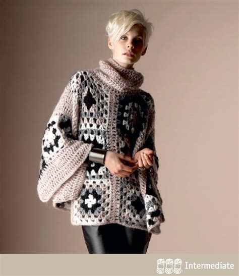 Free Granny Square Poncho Patterns