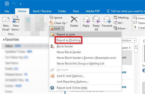 How To Report Phishing In Outlook 365