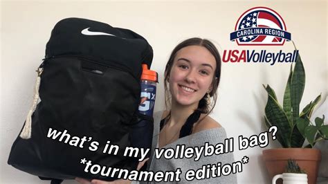 What S In My Volleyball Bag Tournament Edition YouTube