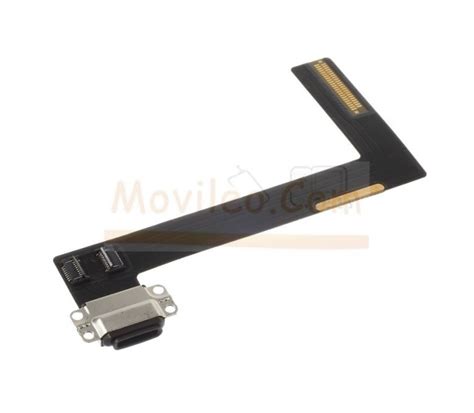 Flex Conector Carga Para Ipad Air 2 Negro Repuesto De Tablet