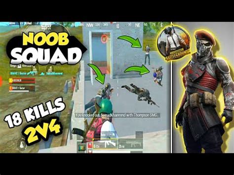 The MOST NOOBEST Squad EVER PUBG MOBILE LITE RUSH SQUADS GAMEPLAY