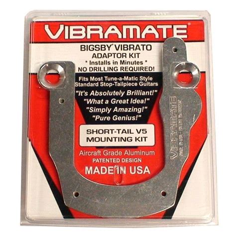 Vibramate Bigsby Vibrato Adaptor Kit Short Tail Mounting Kit V 5 ST