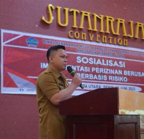 Bupati Jg Membuka Kegiatan Sosialisasi Implementasi Perizinan Berusaha