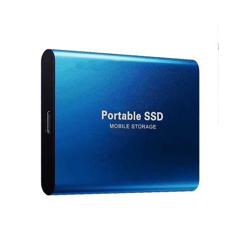 Disco Duro Externo De Estado S Lido Ssd Pro Azul