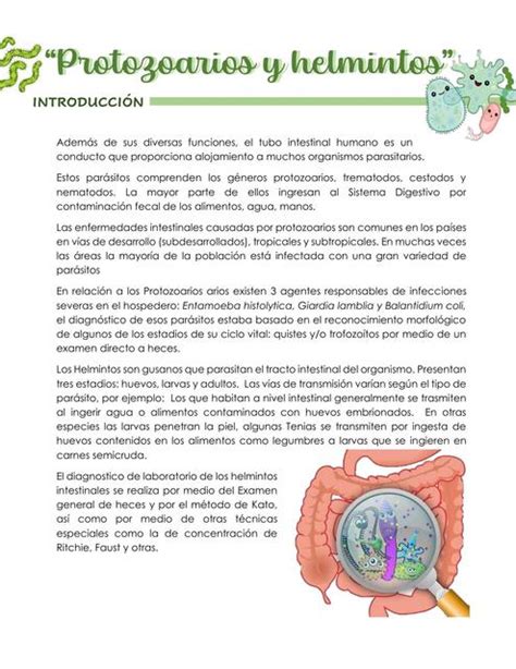 Estudio parasitológico protozoarios y helmintos Daniela Romero uDocz