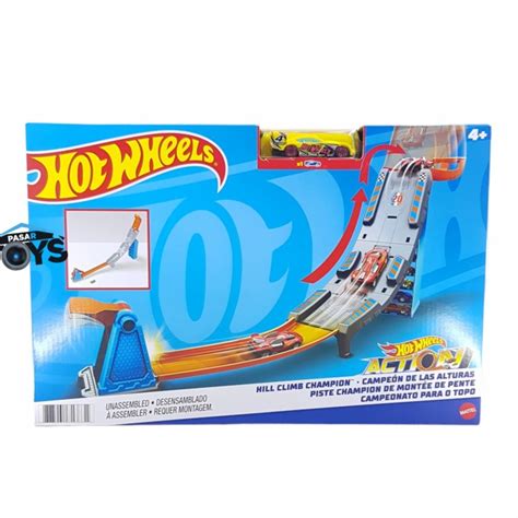 Jual Hot Wheels Toy Car Track Set Hill Climb Champion Original Mattel