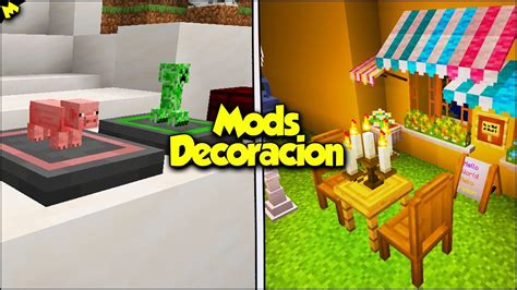 07 MODS de DECORACIÓN ELEGANTE Para Minecraft 1 20 1 1 19 4 y 1 16 5