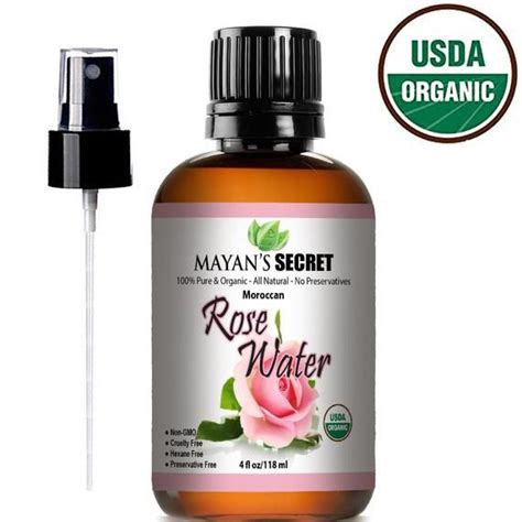 Rose Water Facial Toner Pure Natural Moroccan Rosewater Etsy Facial