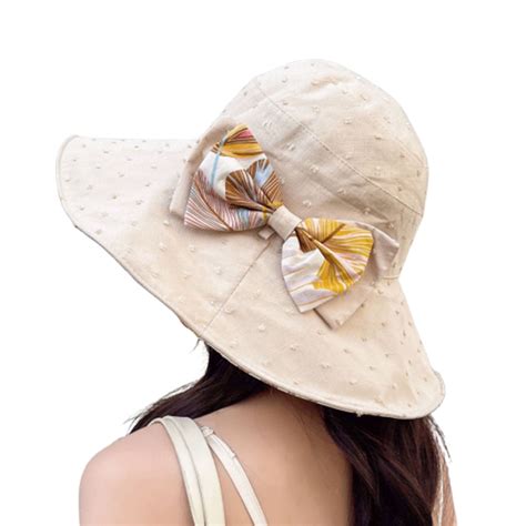 Hats For Women Foldable Floppy Reversible Travel Beach Sun Visor Hat