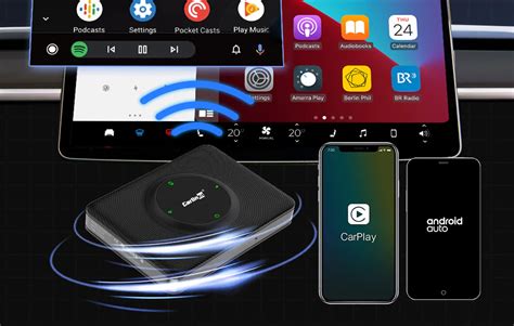 Carlinkit T2C vezeték nélküli adapter Tesla hoz Apple Carplay Android