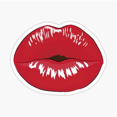 Cartoon Mouth Smile Stickers | Redbubble