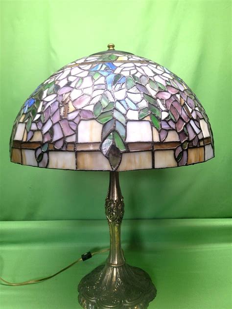 Stained Glass Tiffany Style Multi Color Floral Flowers Table Lamp 26 Tall 4718361846