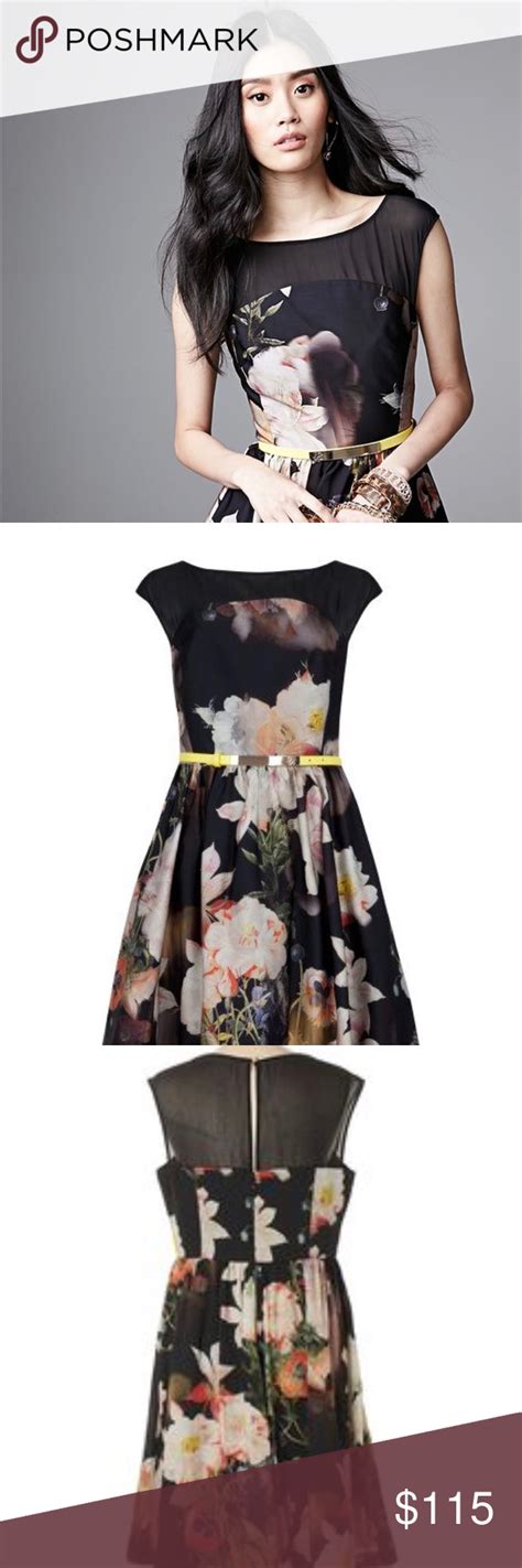 Ted Baker Opulent Bloom Dress Full Skirt Dress London Dresses Dresses