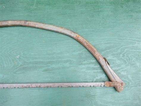 Antique Metal Buck Saw 43 Long With A Blade 34 Long Bow Crosscut Ebay