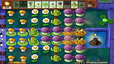 Plants Vs Zombies 100 Longplay 127 Hard Mode Level 4 3 Youtube