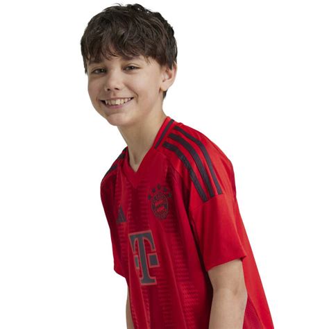 adidas FC Bayern München Heimtrikot Kinder 2024 25 rot schwarz