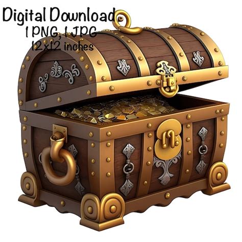 Printable Treasure Chest Images Clipart